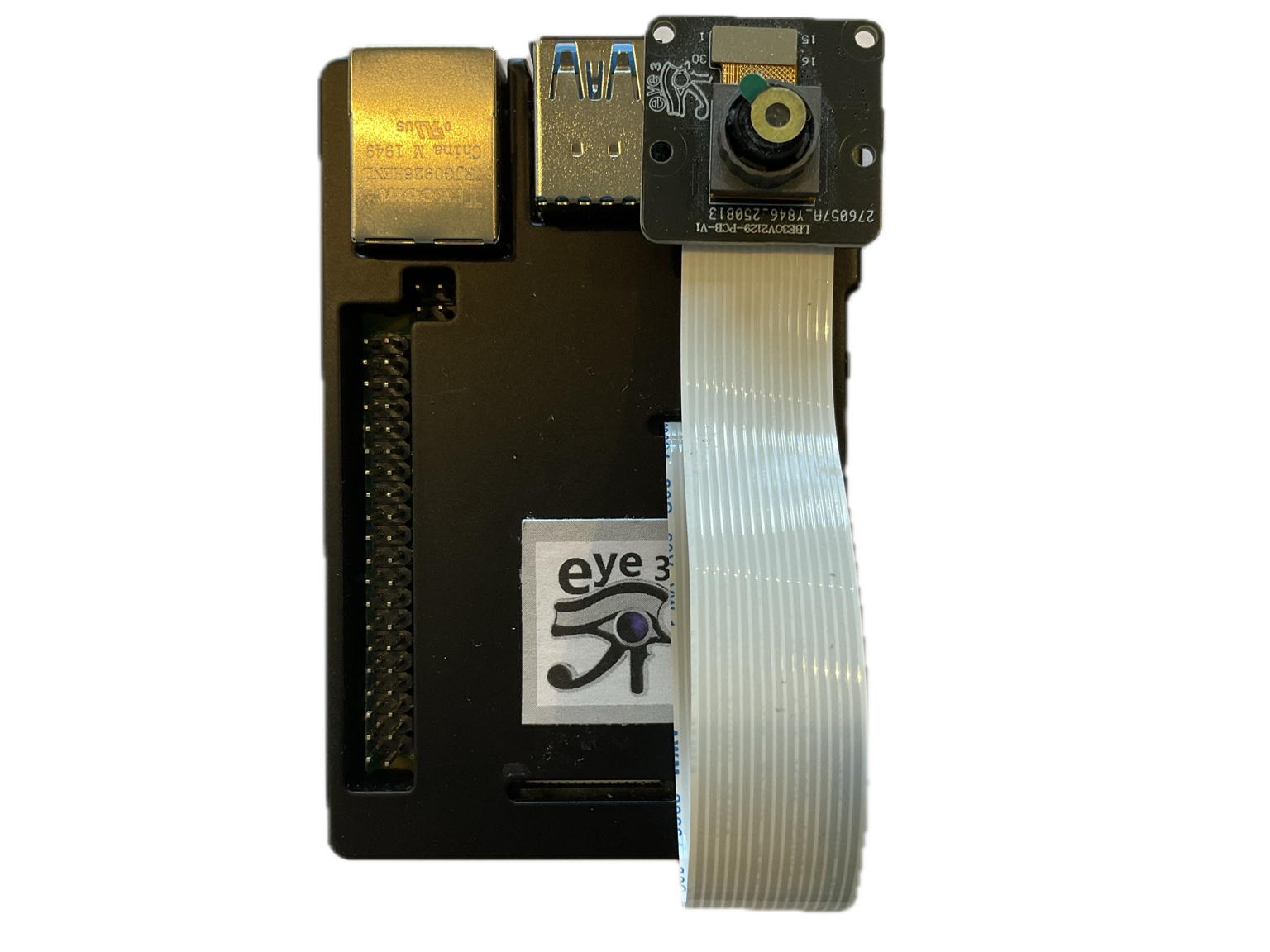Raspberry Pi with eye3 camera module